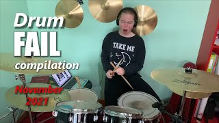 Drum FAIL compilation November 2021 | RockStar FAIL