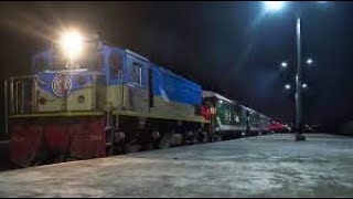 Night time train journey in Khilgaon Dhaka