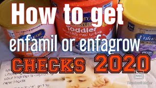 Enfamil and enfagrow checks /2020/ how to get them