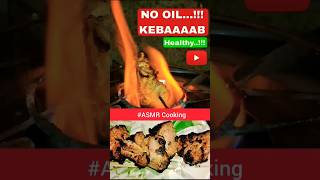 ASMR Cooking Chicken Kebab | Satisfying #asmr #asmrcooking #viral #shorts