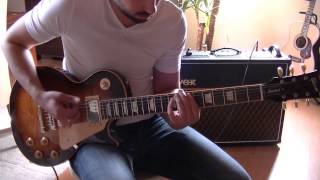 Gibson Les Paul straight into the amp (VOX AC 30)