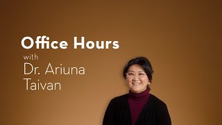 Dr. Ariuna Taivan - Professor of Economics