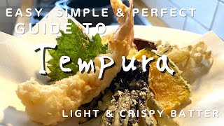 Tempura (Tempura Batter) Recipe | Japanese Singing Cooking Man