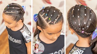 Trenza Postiza Con Coletas (Peinado Infantil )