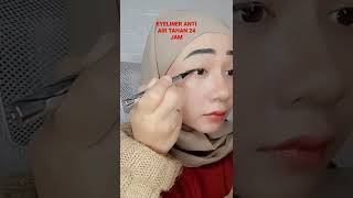 Eyeliner anti air ga bakal luntur sampe 24 jam #shorts #beautyhacks #shortvideo