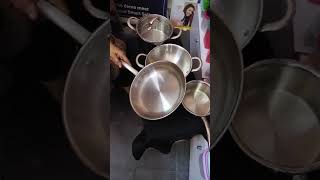 Tupperware Triply Steel cookware