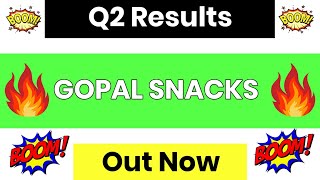 Gopal Snacks Q2 Results 2025 | Gopal Snacks Share News | Gopal Snacks Results | Gopal Snacks Share