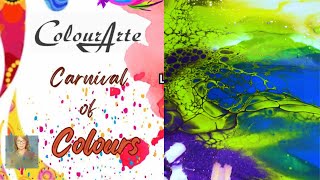 Blooming Creativity: Join Our COLOURARTE Spring Event to win PRIZES! Acrylic Pour 318