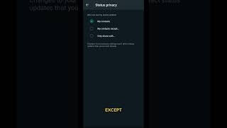 MAXIMIZE your WHATSAPP admin rights on status #shorts #whatsapp #android