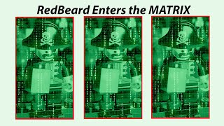 RedBeard Enters the Matrix!  Does he makes the right LEGO choice? #Shorts