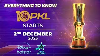 PRO KABADDI 2023 STARTS 2nd DECEMBER || EVERYTHING TO KNOW ABOUT PKL 10