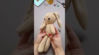 Handmade Bunny 🐰#sewingprojects