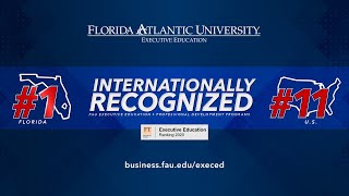 FAU Executive Education Leads in 2020 'Financial Times' Ranking