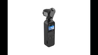 DJI Osmo Pocket Handheld 3 Axis Gimbal Stabilizer with integrated Camera, Attachable to Smartphone