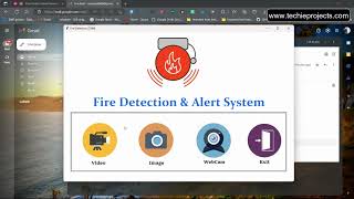 Fire Detection and Alarm System using Python