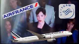 ✈️ Air France Boeing 787-9 Dreamliner Full Safety Video! 🌐🇫🇷 Vidéo Complète de Sécurité en vol!