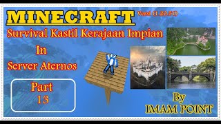 Survival Kastil Kerajaan Impian (Part 13) #mcpe 1.20.51 #minecraft #aternos