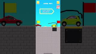 Draw bridge puzzle game level 1977  #gaming #drawing #Shorts