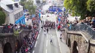 Orchestre dans la parade des pilotes au Mans.12.06.2015