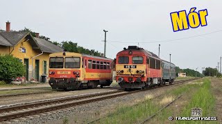 2023.07.21. - S150-es személyvonat Csörgővel (418 154), és egy Bhv kocsival Móron!