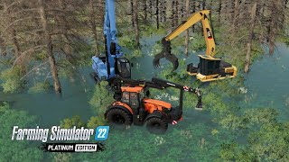 This is the COOLEST logging spot in FS22 | Farming Simulator 22 | Forestry | Timelapse Ep #1