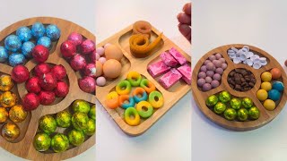 Asmr | Filling platter with mini chocolate compilation