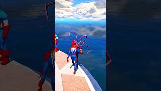 GTA 5 Epic Ragdolls - Spider Man JumpsFails Ep.1040 #Shorts #gta5