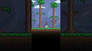 You can break trees with lava in Terraria!