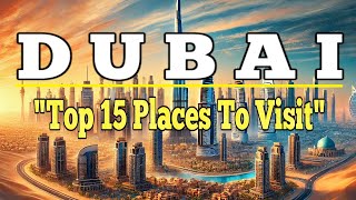 Dubai: Top 15 Must-Visit Places in Dubai, UAE. Discovering Dubai. Ultimate Travel Guide.