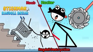 Ragdoll Destruction Walkthrough Puzzle Android Funniest Gameplay All Levels _ NOOB vs HACKER