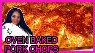 How to Bake Pork Chops In The Oven ( Brown sugar glaze)