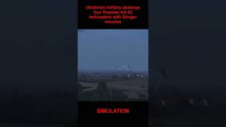 Ukrainian military destroys four Russian KA 52 helicopters with Stinger missiles