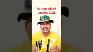 TA Army bharti updates 👍👍 #shorts #taarmy