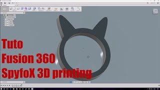 Tutoriel Fusion 360 - Débutant - Bague Chat