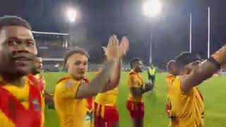 David Mead doing his last Lap of Honour after Full time Vs Fiji 2022