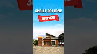 Single floor home 3d designs #interiordesign #shazzdesigners #shazz