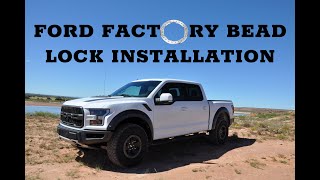 2018 Ford Raptor Factory Bead Lock Ring Installation HD4k