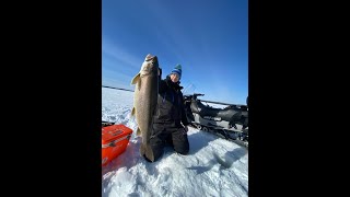 Jeff & Crew and a few Lake Trout.