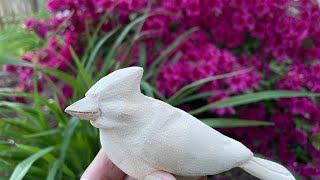 Progression of a Bird Woodcarving