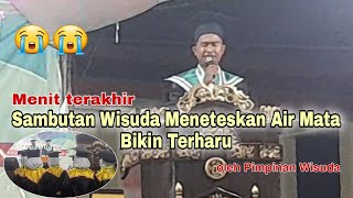 Sambutan Wisuda Meneteskan Air Mata Bikin Terharu