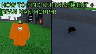 How to get the KSI Ingredient + BEAN MAN MORPH in Roblox Wacky Wizards!