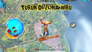 BAR BAR TURUN DI ZONA BIRU #freefire