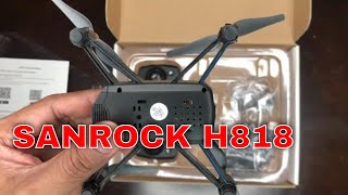 SANROCK H818 Mini Quadcopter with 720P HD Camera unboxing