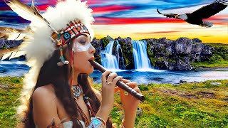 Flutes & Nocturnal Canyon Sounds | Relaxing Native American for Stress Relief , Sleep , Shamanic