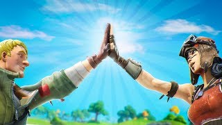 I high fived enemy players in Fortnite! (SO FUNNY)