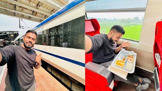 Howrah Vande Bharat EXECUTIVE CLASS Journey with UNLIMITED FOOD || BUSINESS CLASS SEATS ||