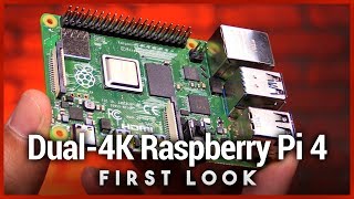 Raspberry Pi 4 First Look - $35 4k Dual-Display Mini-PC