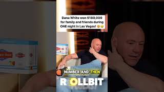 Dana White Won $180,000 For His Friends At The Casino In Las Vegas! #danawhite #gambling #casino