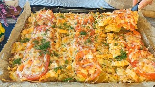 ОЧЕНЬ ВКУСНО! Запеканка из картофеля и капусты. Очень вкусное и быстрое блюдо.