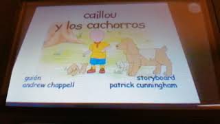 Caillou 1x07 "Caillou y los cachorros."